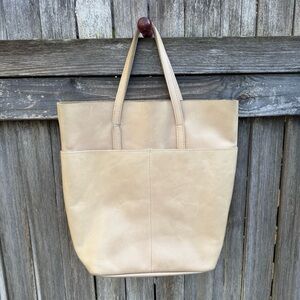 Able Tan Leather Selam Tote Bag